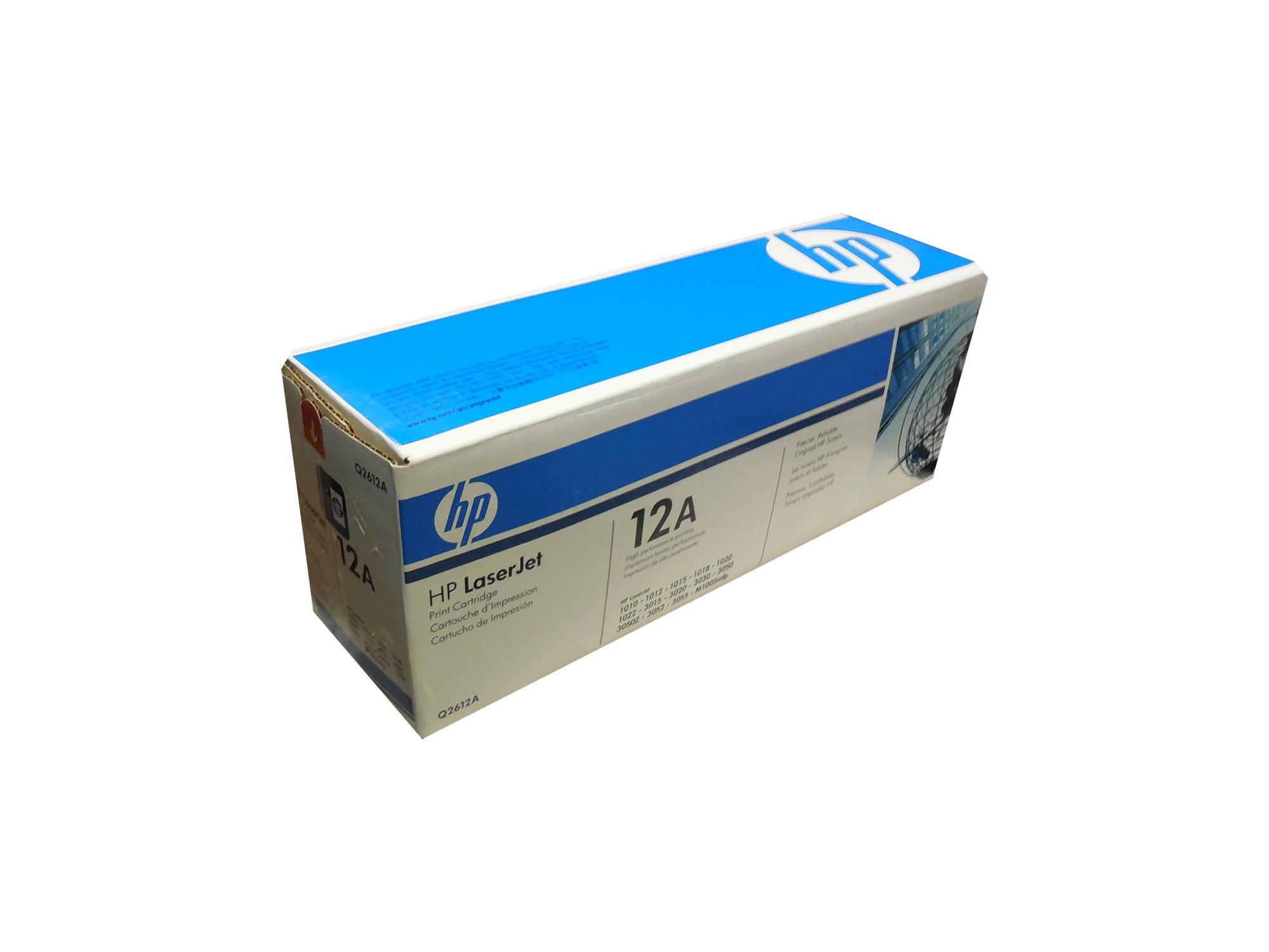 HP Q2612A (12A) Hewlett Packard Black Toner Cartridge Genuine OEM ...