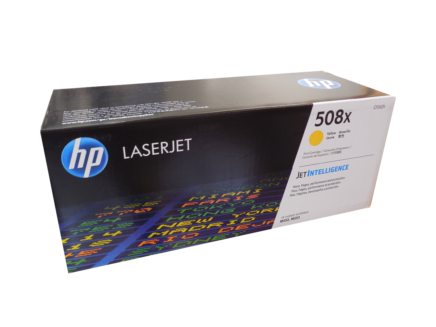 HP CF362X 508X Yellow Toner Cartridge 9.5k LaserJet M552 M553 Genuine