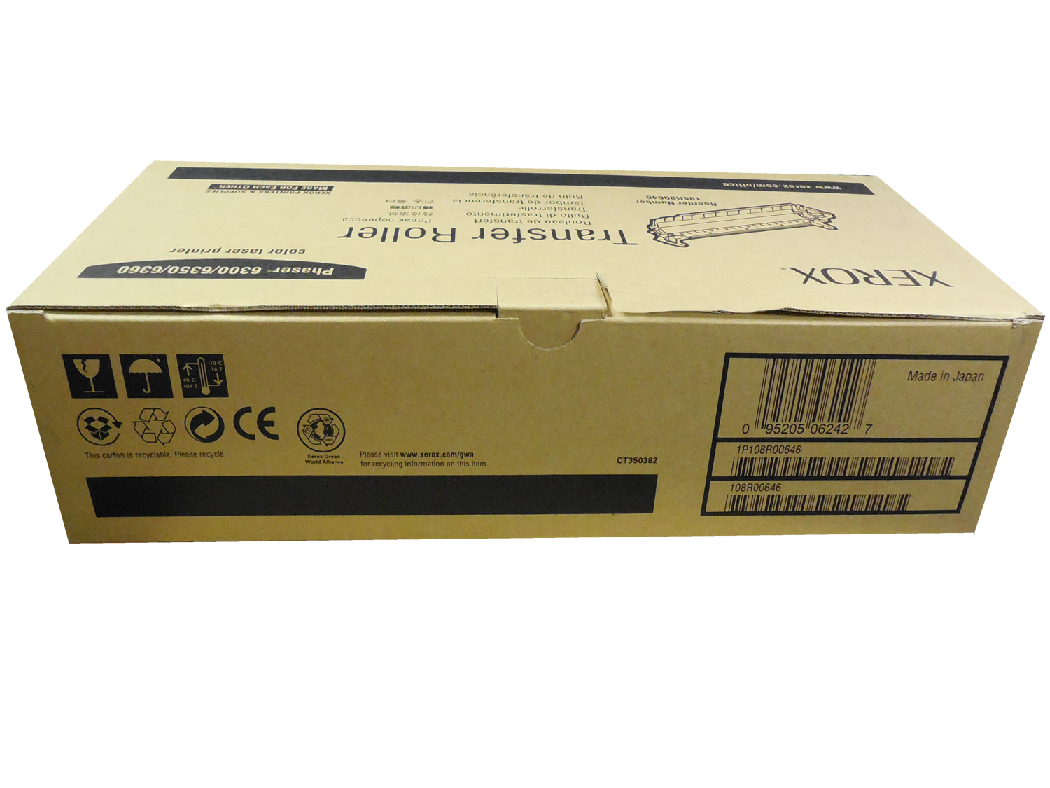 Xerox 108R00646 108R646 Transfer Roller Genuine OEM Original - Picture 1 of 1