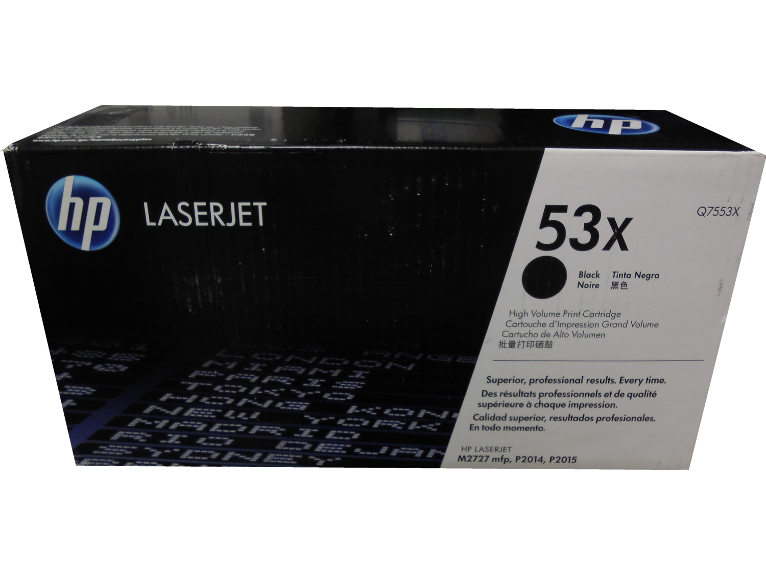 Genuine OEM HP Q7553X (53X) Black High Capacity Toner LaserJet P2015