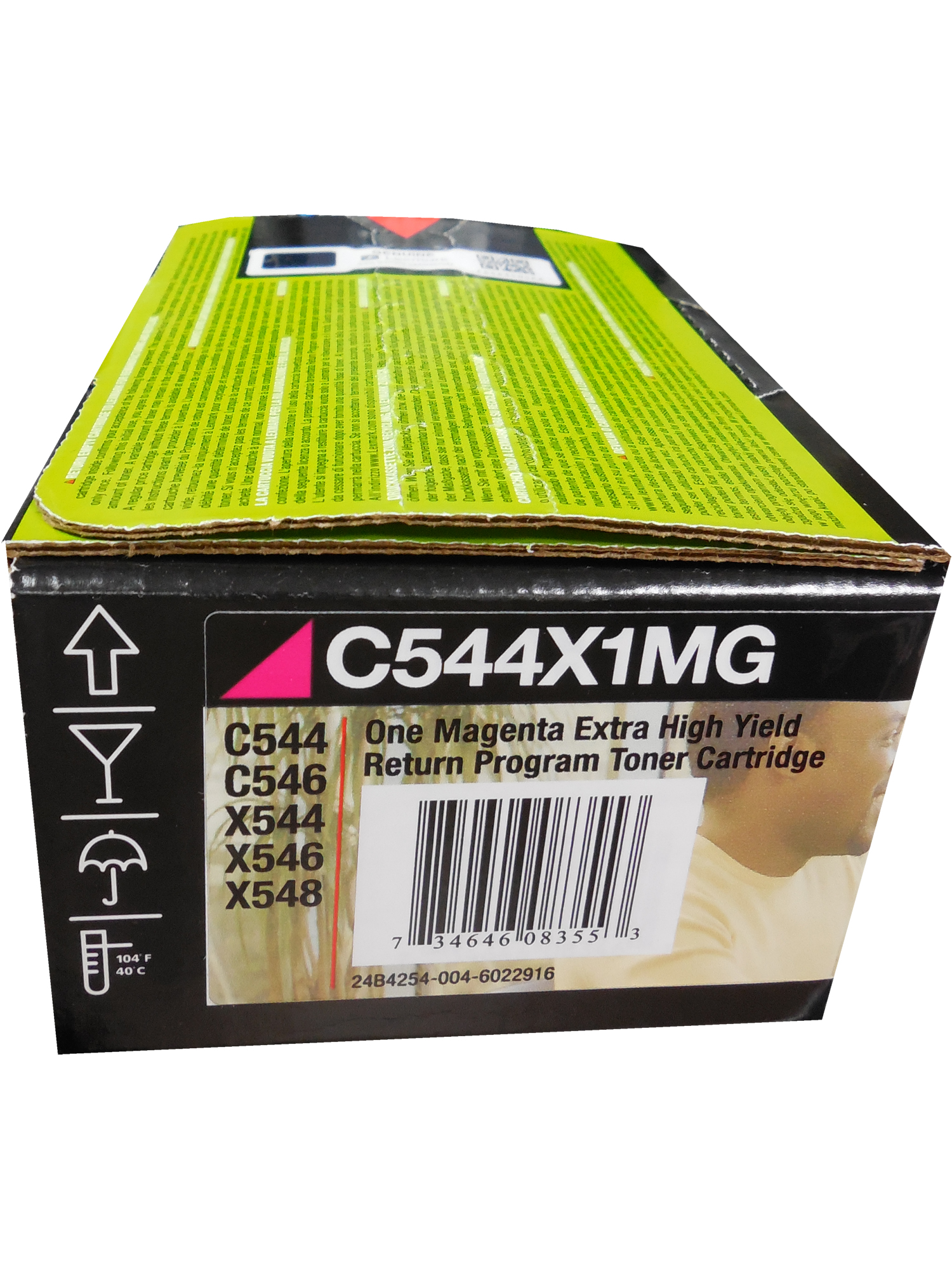 Lexmark C544X1MG Magenta Extra High Yield Toner 4k Genuine OEM Original - Picture 1 of 1