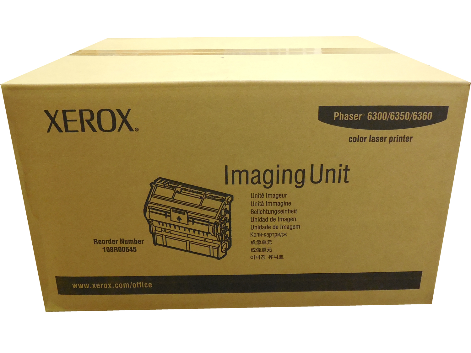 Xerox 108R00645 108R645 Phaser 6300 6350 Imaging Unit 35k Genuine OEM - Picture 1 of 1