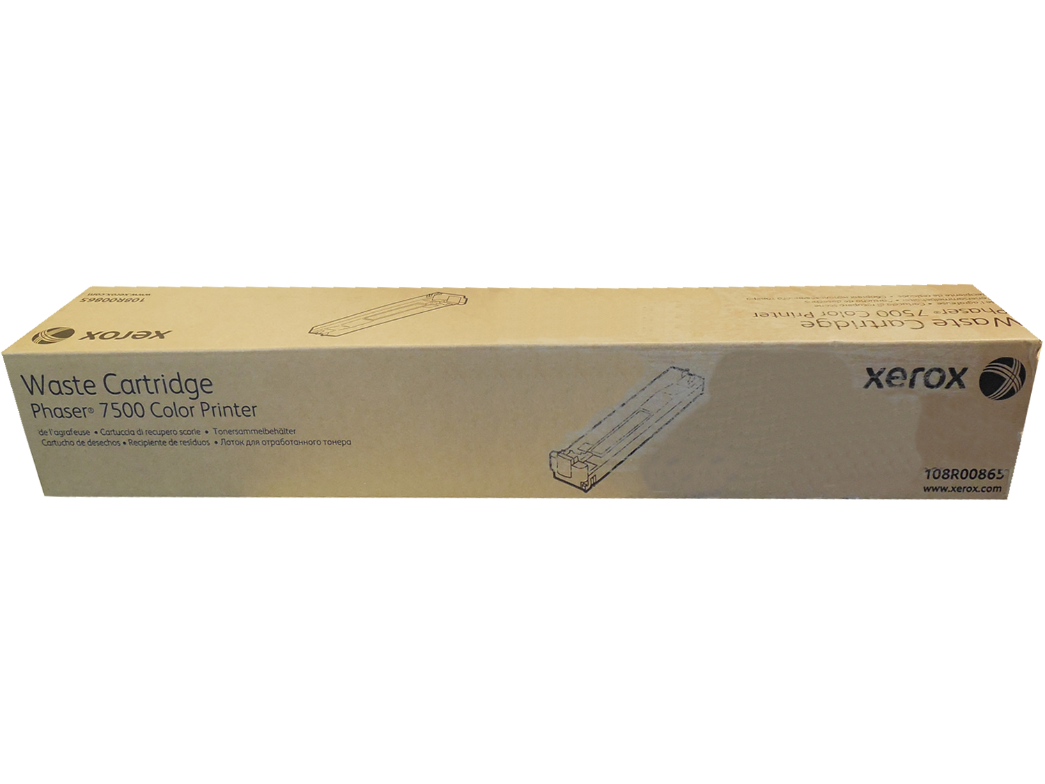 Contenedor de residuos Phaser 7500 20 k genuino OEM Xerox 108R00865 108R865 - Imagen 1 de 1