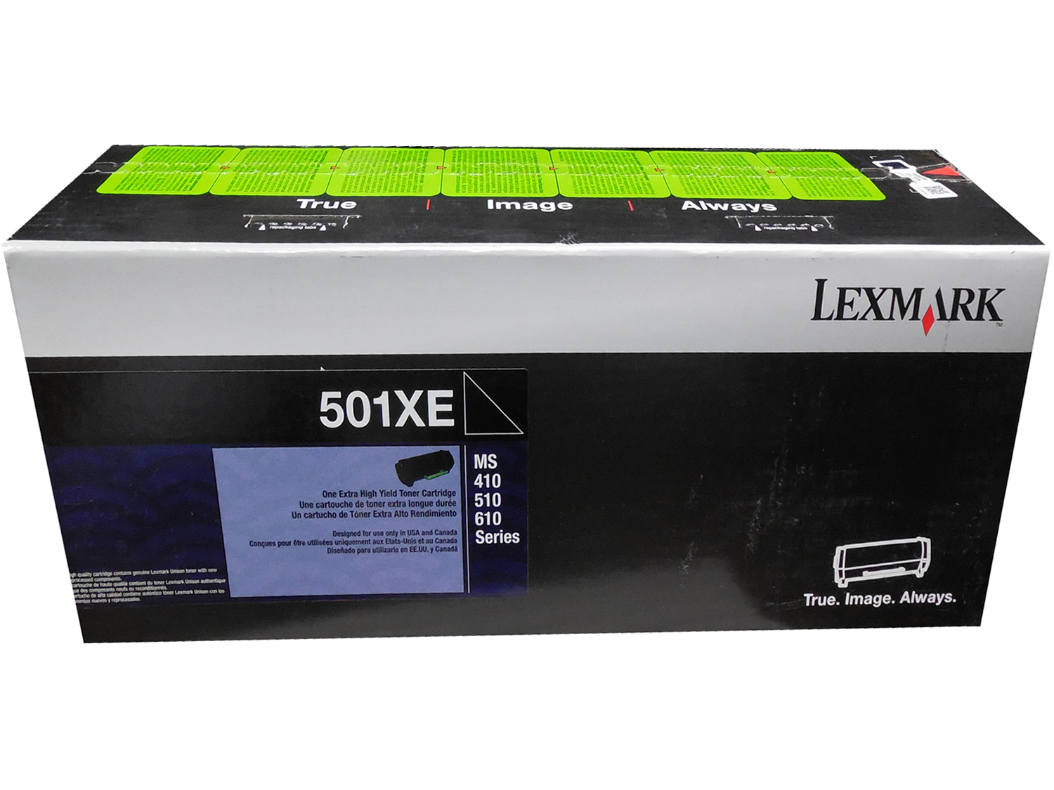 Lexmark 50F1X0E (501XE) Tonerkassette mit extra hoher Kapazität Original-Zubehör-Hersteller - Bild 1 von 1