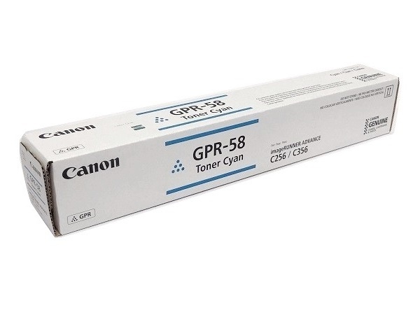 CANON GPR-58C (2183C003AA) Cyan Toner Cartridge Genuine OEM Original - Photo 1/1